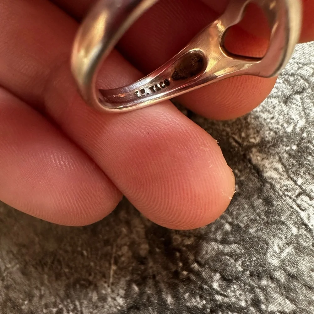 Tiffany & Co. Silver Heart Ring - Picture 4 of 4